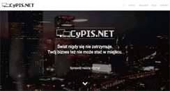 Desktop Screenshot of cypis.net